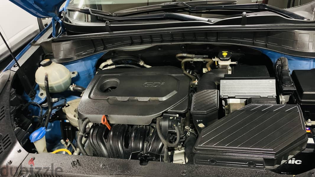 Low Mileage 2017 Hyundai Tucson GLS Plus SUV 2.4L 4Cyl 173hp Blue 91K 3
