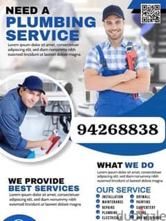PROFESSIONAL plumber And house maintinance repairing 24 services