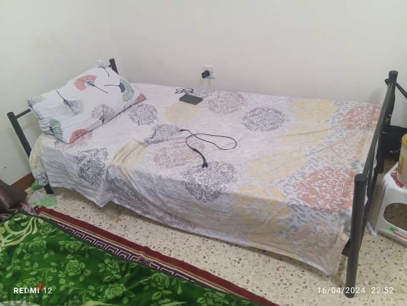 Single Bed for Sale OMR. 15 - RUWI 1
