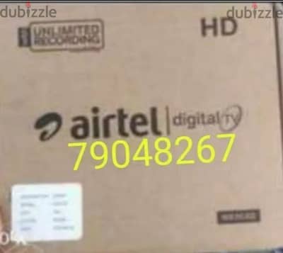 Airtel HD receiver with 6 month subscription Tamil Malayalam