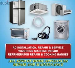Home appliances repair and maintenance