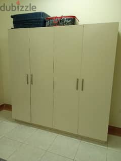4 doors wardrobe for sell only used 15 days