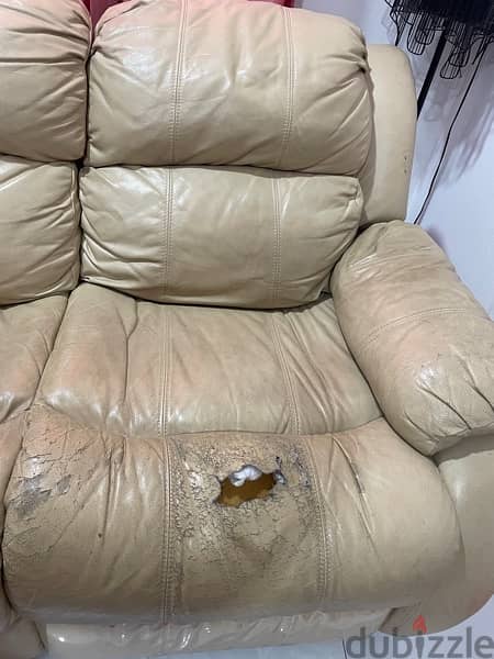 Leather Recliner sofa for Sale 2
