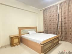 Fully Furnished spacious room with attached bathroom in Al Ghubra 0