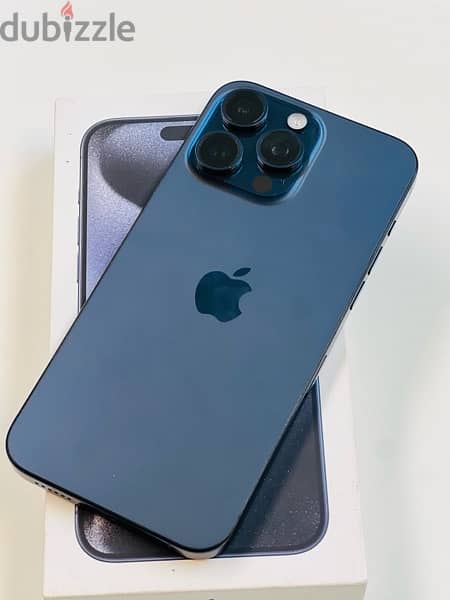iPhone 15 Pro Max 256 Gb Blue titanium 3