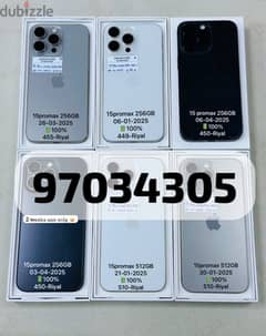iPhone 15promax 256gb 26-03-2025 apple warranty 100% battery health 0