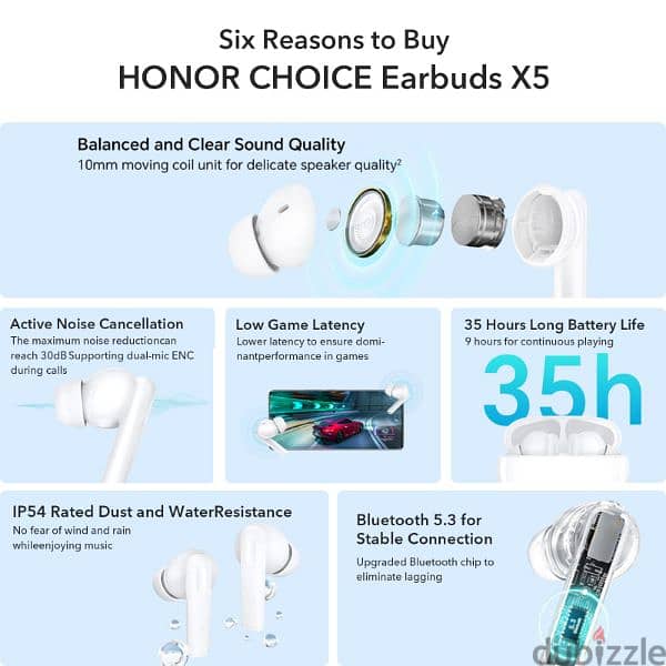 honor choice x5 earbuds 1
