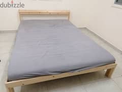 Ikea wooden bed  140x200 0