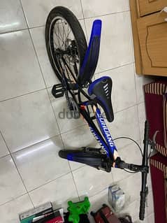 Cycle for sale, recently we purchase, rarely used, still like new