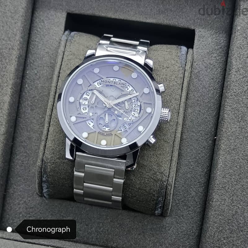 LATEST BRANDED MONT BLANC FIRST COPY  BATTERY MEN'S WATCH 12