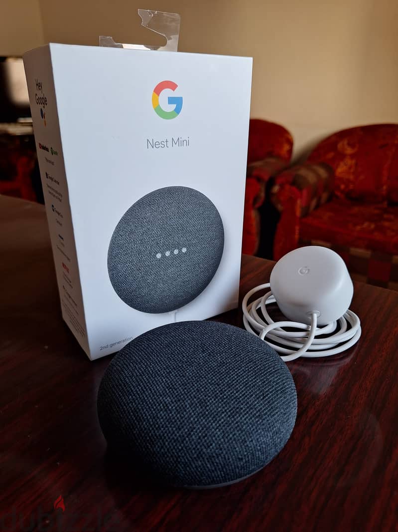 Google Nest Mini (2nd Gen) - Control Music & More with Voice 1