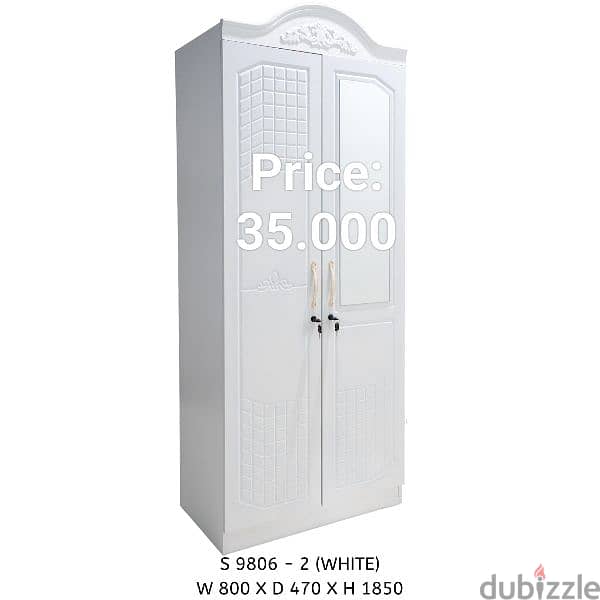 2Door Cupboard 80x180cm price 35.000 0
