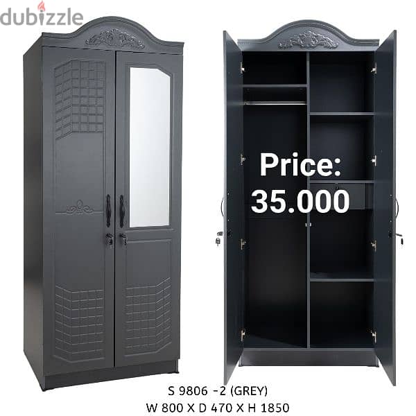 2Door Cupboard 80x180cm price 35.000 3