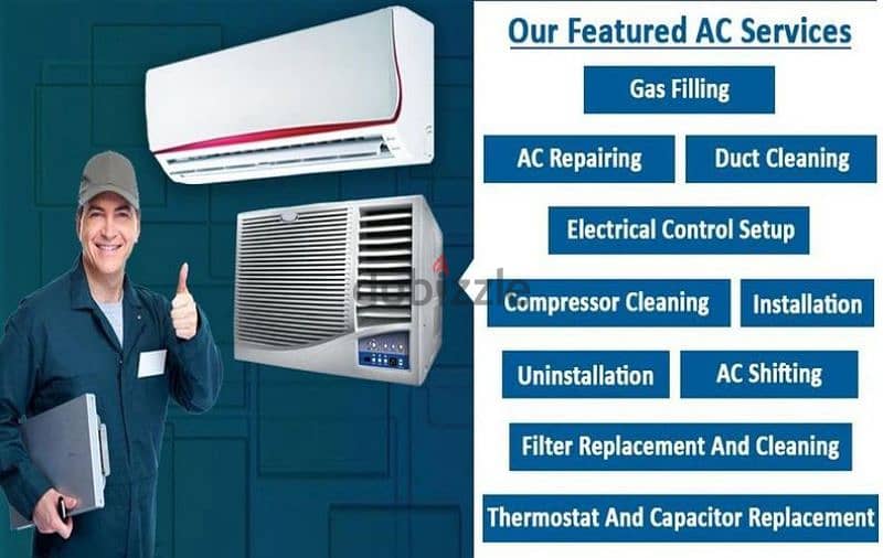 Ac servicing and Ac repairing and Ac gass filling 0