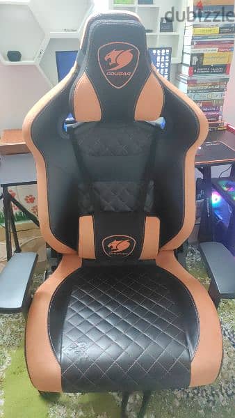 cougar armor titan pro royal gaming chair in good condition 1