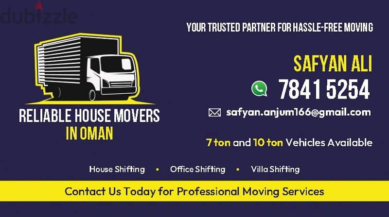 House Shifting And Office Shifting And Oman Movers And Packer 0