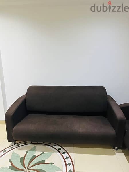 Sofa clean and nice condition 3 + 3 Ro. 35/- each Total Ro. 70/- 3