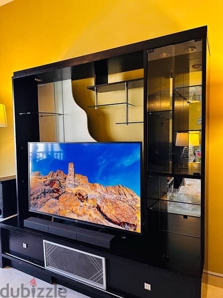 WALL UNIT FOR SALE (suitable for 55” TV) 1