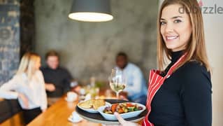 Female Staff for Dine in Restaurant