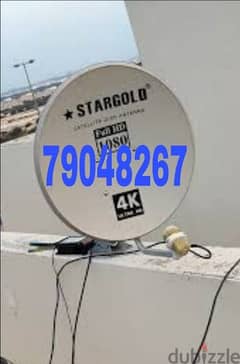 satellite dish installation Airtel ArabSet Nileset DishTv fixing
