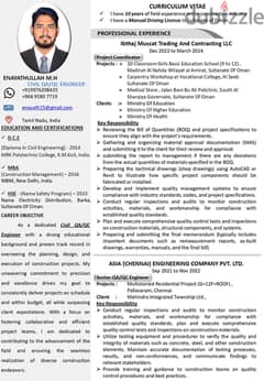 Civil QA/QC Engineer with 10 years of experience