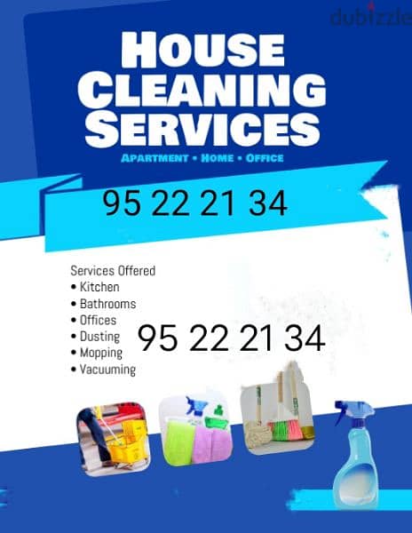 House and apartment deep cleaning services 0
