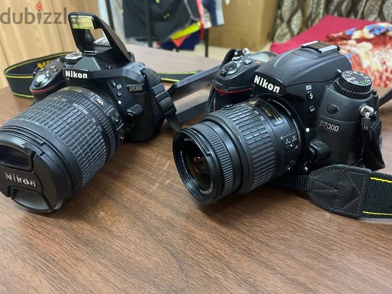 I am selling my beloved 2 nikon Camera: Nikon 7000 and Nikon 5300 4