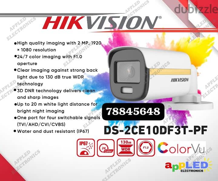 CCTV cameras Hikvision networking voice deta points door 0