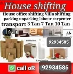house shifting  transport servic 3ton. 7ton. 10t 0