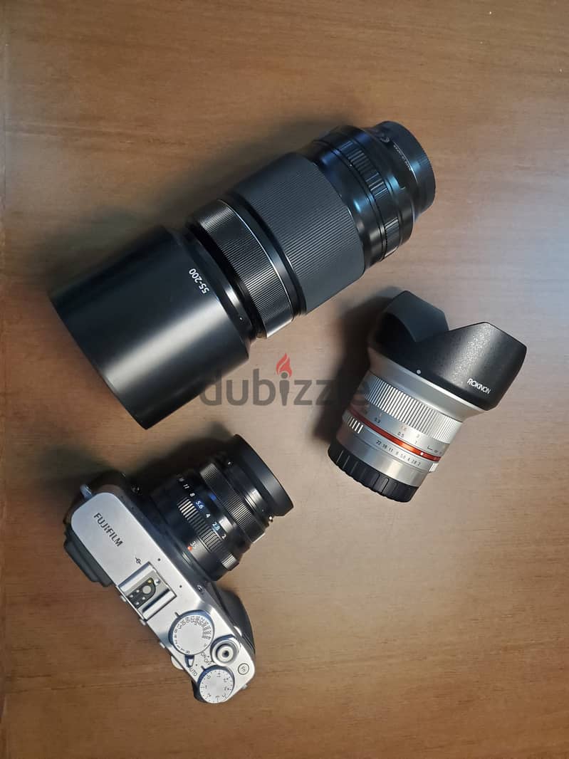 Fujifilm X-E3 Mirrorless Digital Camera with 3 Lenses 1