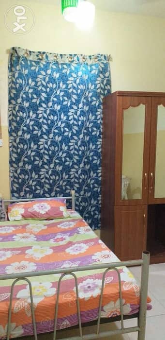 Furnish room125/bed space45 in 1) Ghubra 2)Azaba 6