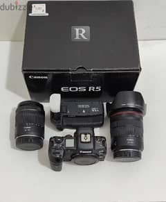 Canon R5 like new, with warranty, slightly use, RF 24-105mm USM  & STM