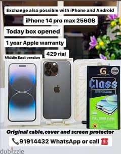 iPhone 14 Pro max 256GB - just box opened - iOS version 16.3. 1 0