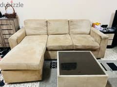 sofa with table for sale