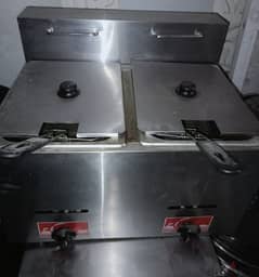 big gas pizza oven and gas fryer sle