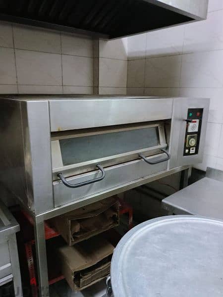 big gas pizza oven and gas fryer sle 1
