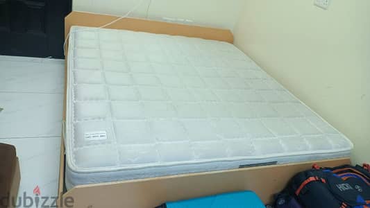 King size bed with mattress