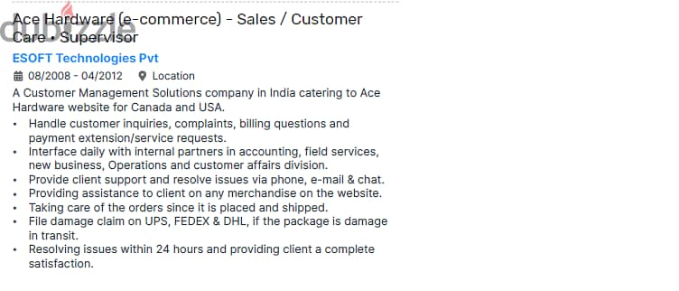 Customer Service / Sales and Marketing Executive 3