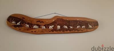handmade wooden art piece