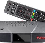 Airtel - DTH Receiver with Remote control and HDMI cable 50 Days old