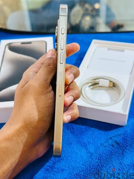 iPhone 15 pro max 512GB - natural titanium - 08-01-2025 apple warranty 2