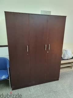 A cupboard and table