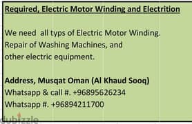 Electric Motor winding