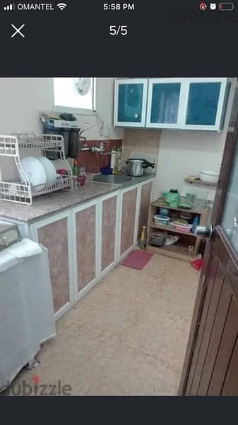 for rent furnished 2 BHK flat two rooms all in 190 near city center 10