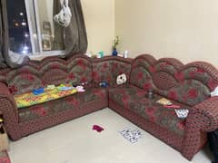 urgent  sale family corner sofa 12 seater sofa with center table