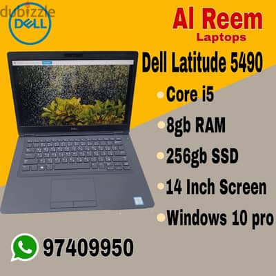 DELL LATITUDE E5490 CORE I5 8GB RAM 256GB SSD 14 INCH SCREEN