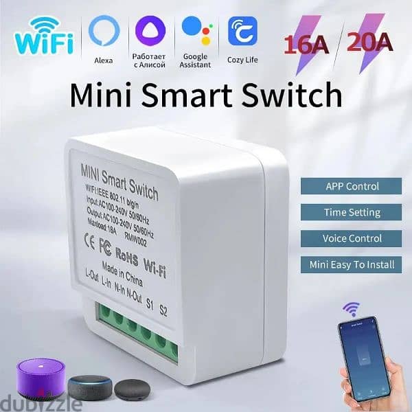 WiFi Mini Smart Switch 5