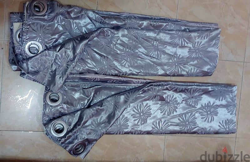 Curtains and rods for sale 1