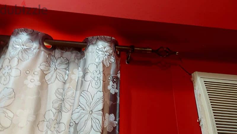 Curtains and rods for sale 4