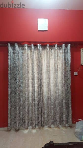 Curtains and rods for sale 6